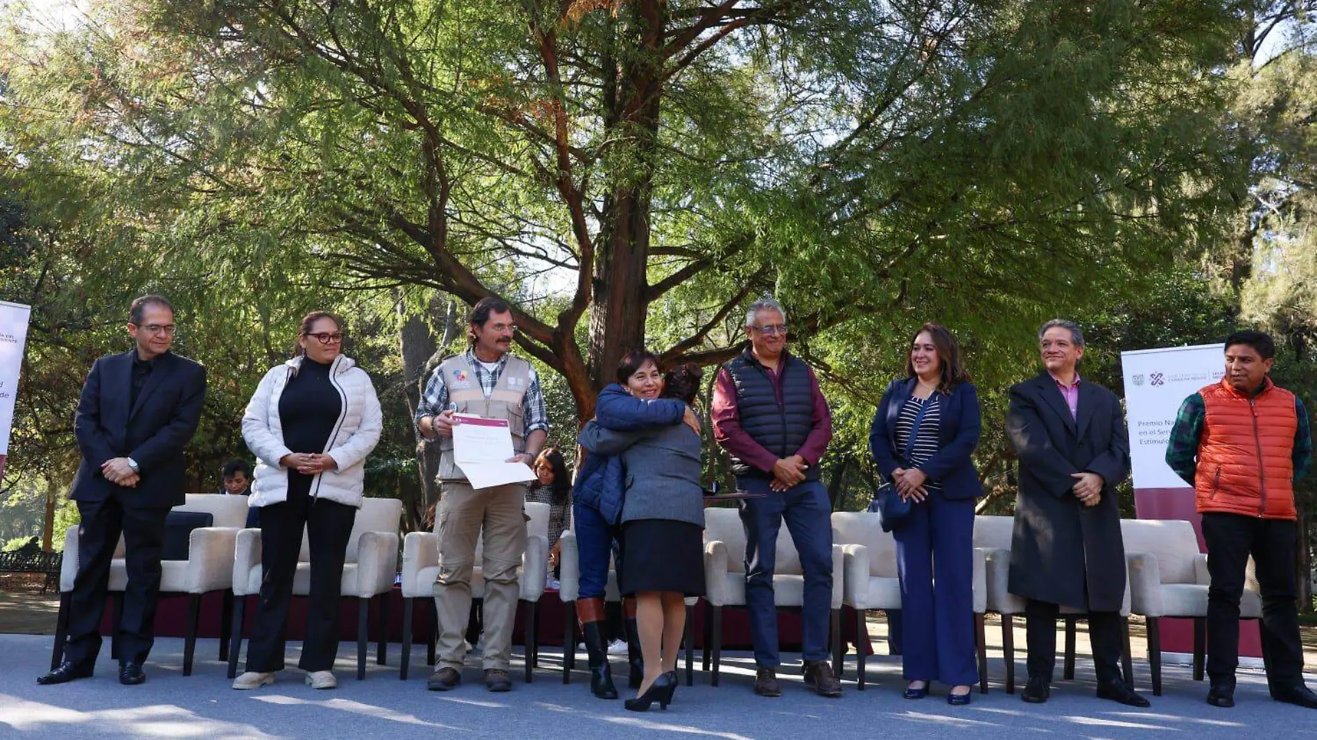 Reconoce Sedema a 130 trabajadores; ayudan a que haya más áreas verdes en CDMX